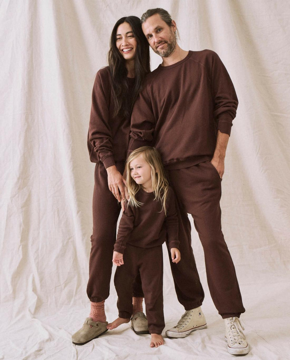 Tees &amp; Sweats | Kids The Great. The Little College Sweatshirt. Solid Toasted Walnut