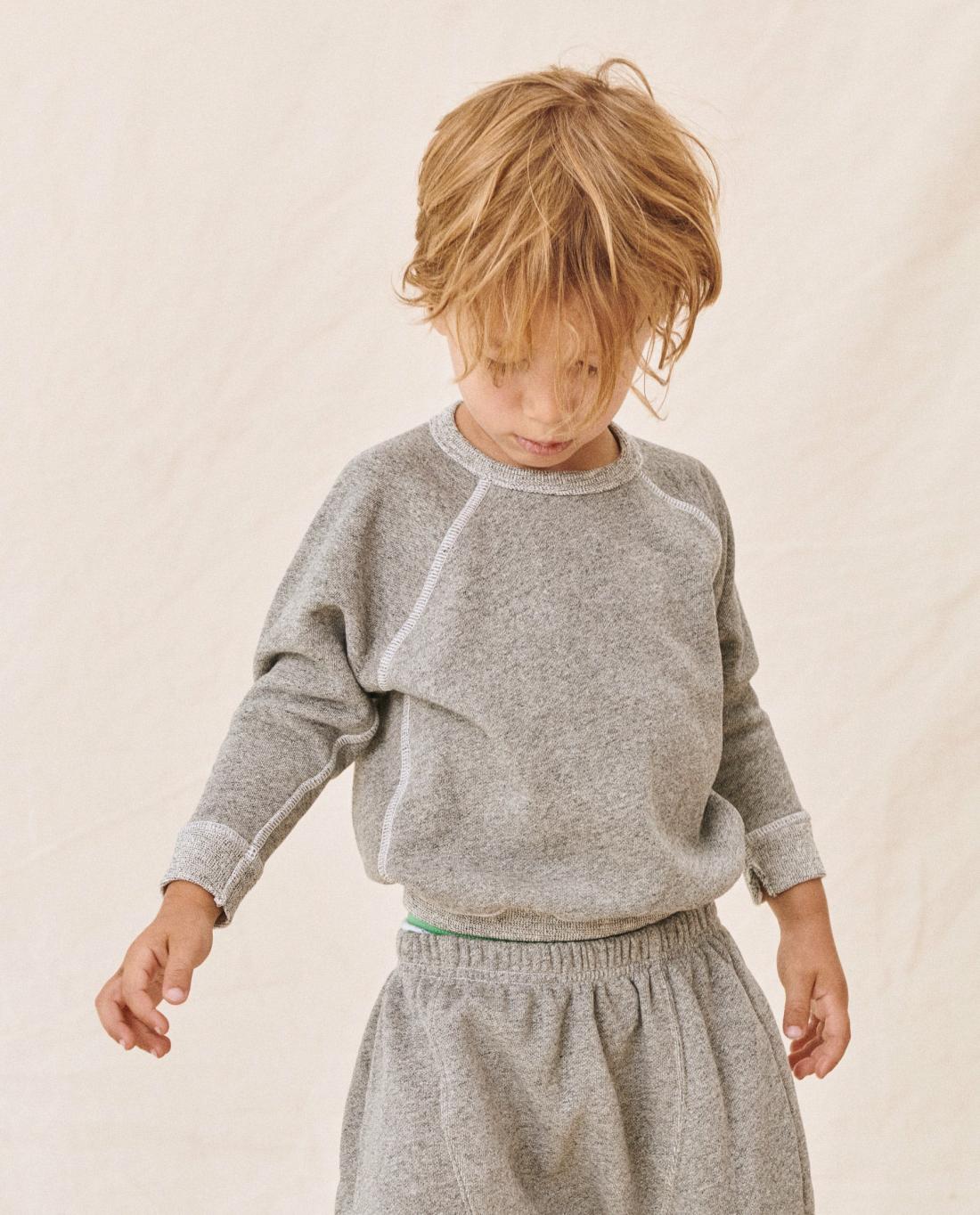 Tees &amp; Sweats | Kids The Great. The Little College Sweatshirt. Varsity Grey