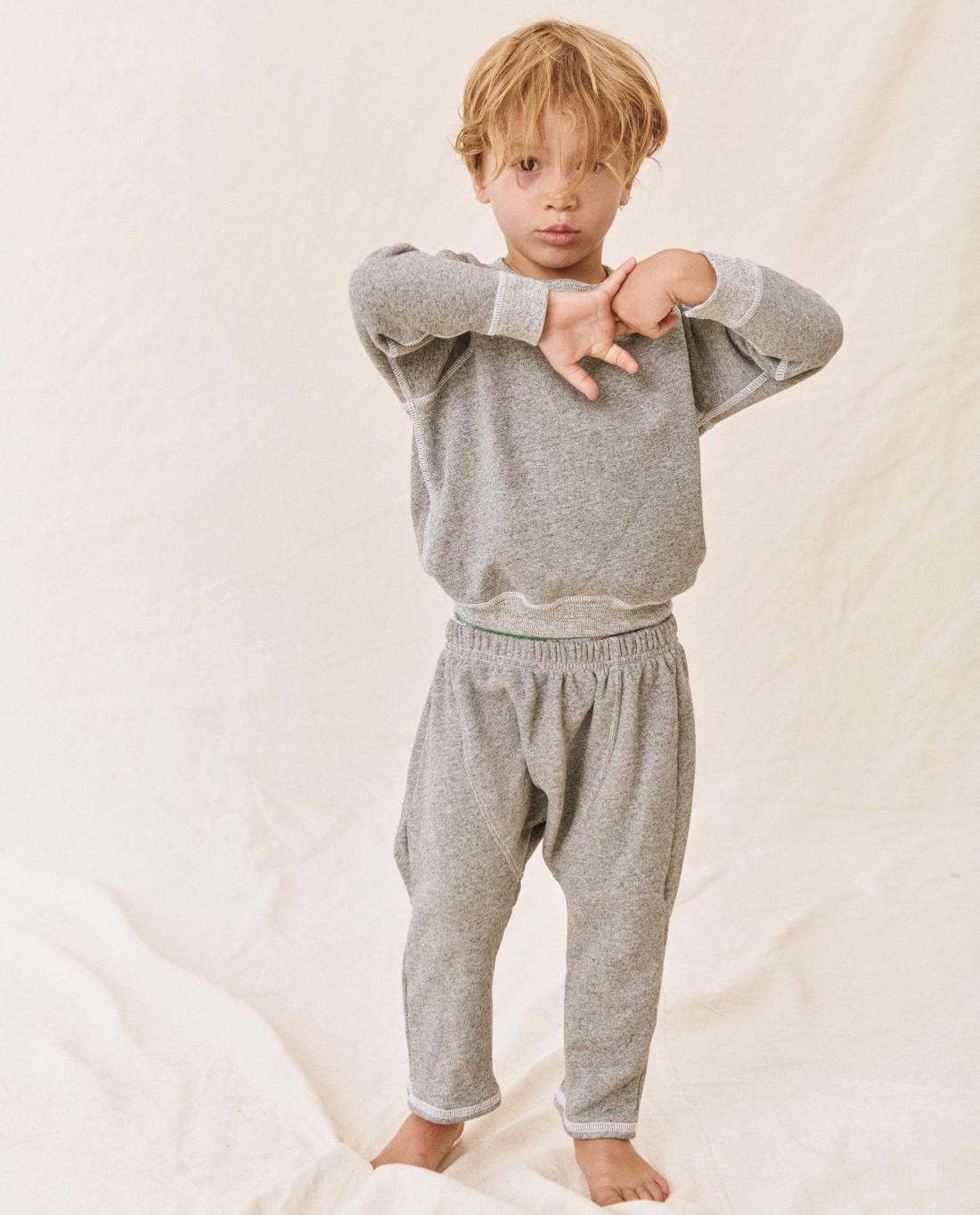 Tees &amp; Sweats | Kids The Great. The Little College Sweatshirt. Varsity Grey