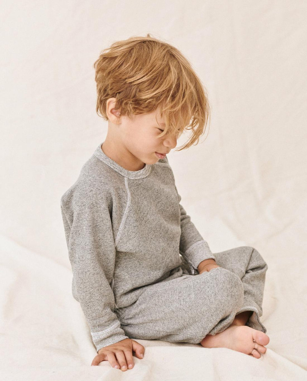 Tees &amp; Sweats | Kids The Great. The Little College Sweatshirt. Varsity Grey