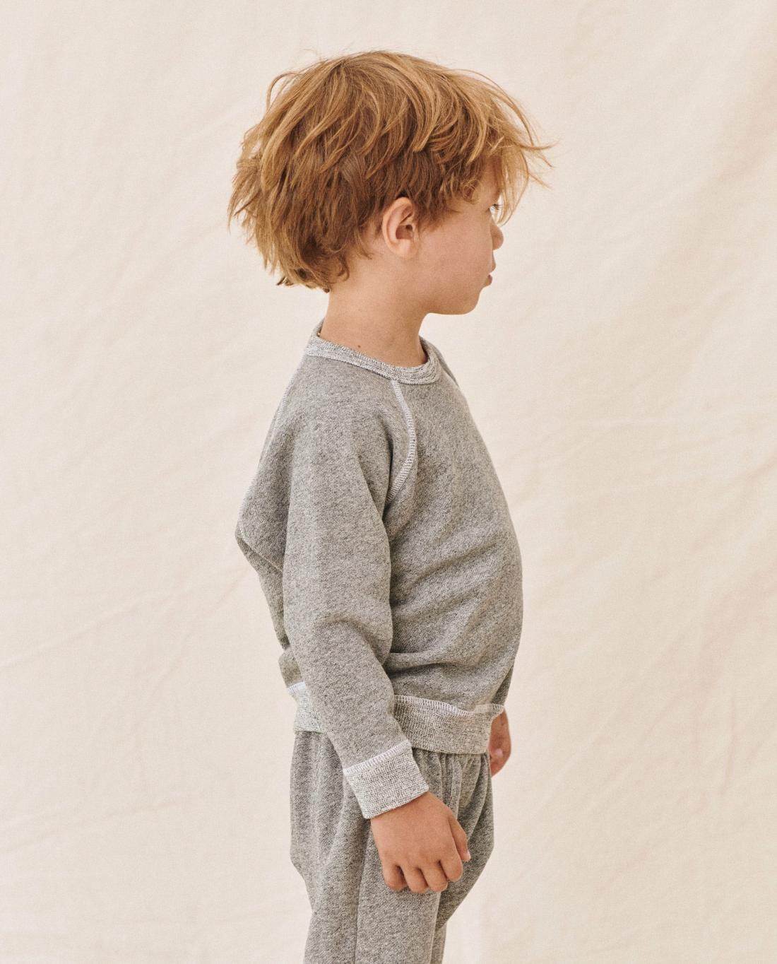 Tees &amp; Sweats | Kids The Great. The Little College Sweatshirt. Varsity Grey