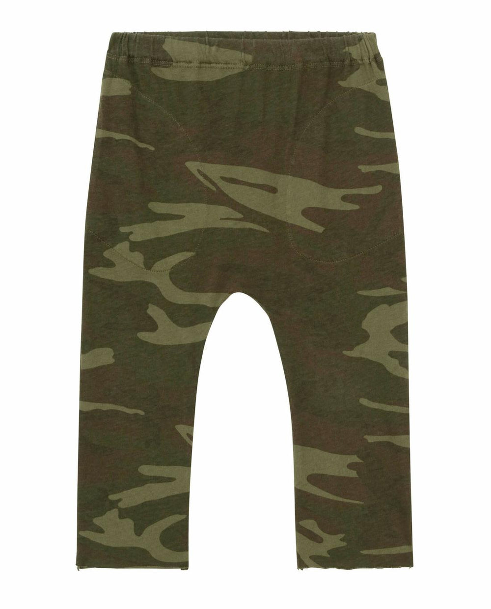 Tees &amp; Sweats | Kids The Great. The Little Jersey Crop. Solid Deep Woods Camo