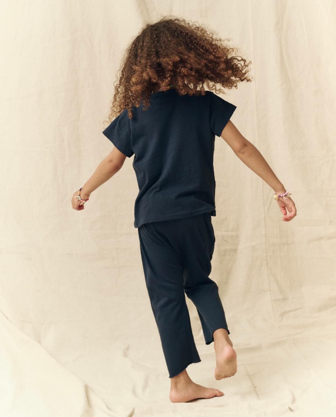 Tees &amp; Sweats | Kids The Great. The Little Jersey Crop. True Navy