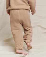 Tees &amp; Sweats | Kids The Great. The Little Stadium Sweatpant. Solid Biscotti