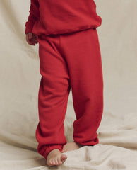 Tees &amp; Sweats | Kids The Great. The Little Stadium Sweatpant. Solid Campfire