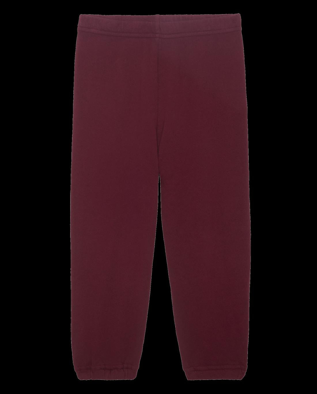 Tees &amp; Sweats | Kids The Great. The Little Stadium Sweatpant. Solid Plum
