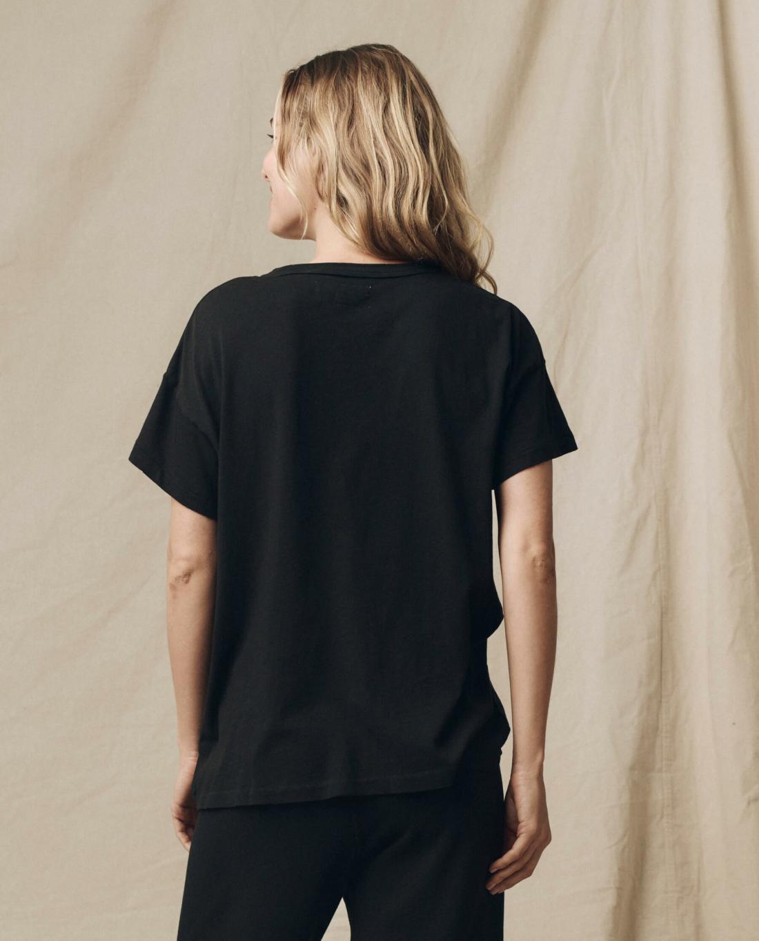 Tees | Women The Great. The Boxy Crew. Almost Black