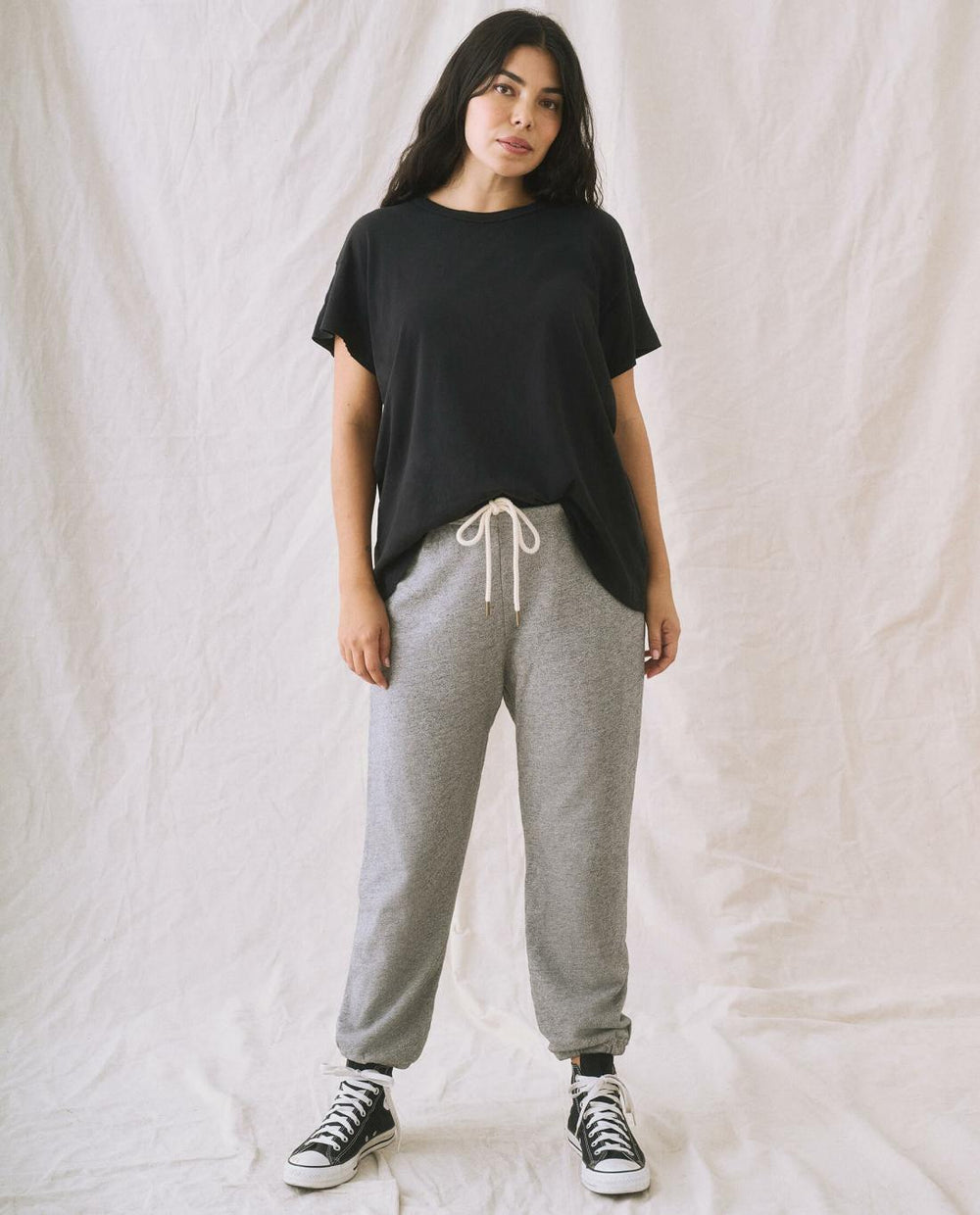 Tees | Women The Great. The Boxy Crew. Almost Black