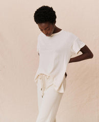 Tees | Women The Great. The Boxy Crew. Washed White