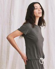 Tees | Women The Great. The Little Tee. Washed Black