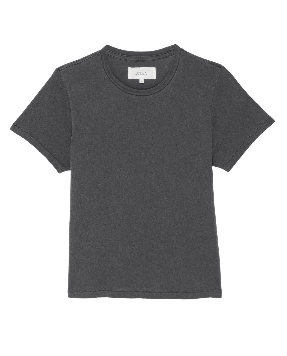 Tees | Women The Great. The Little Tee. Washed Black