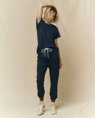 Tees | Women The Great. The Slim Tee. Almost Black