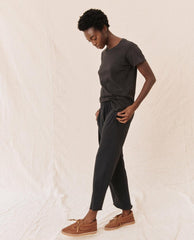 Tees | Women The Great. The Slim Tee. Almost Black