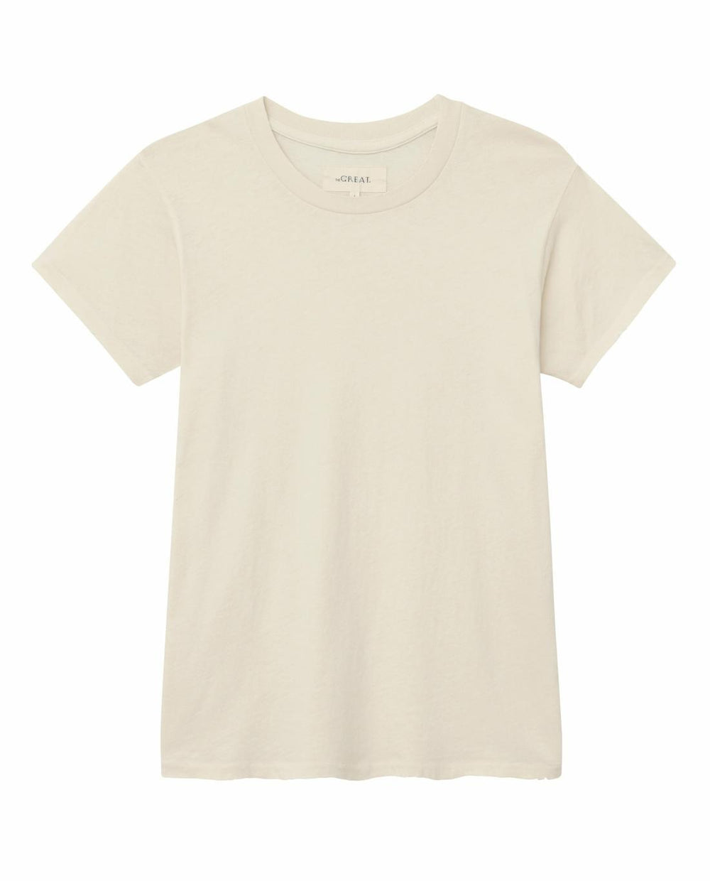 Tees | Women The Great. The Slim Tee. Washed White