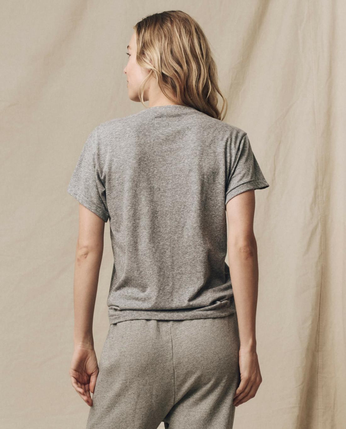 Tees | Women The Great. The Slim U Heather Grey