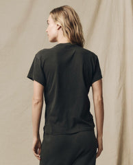 Tees | Women The Great. The Slim U Washed Black