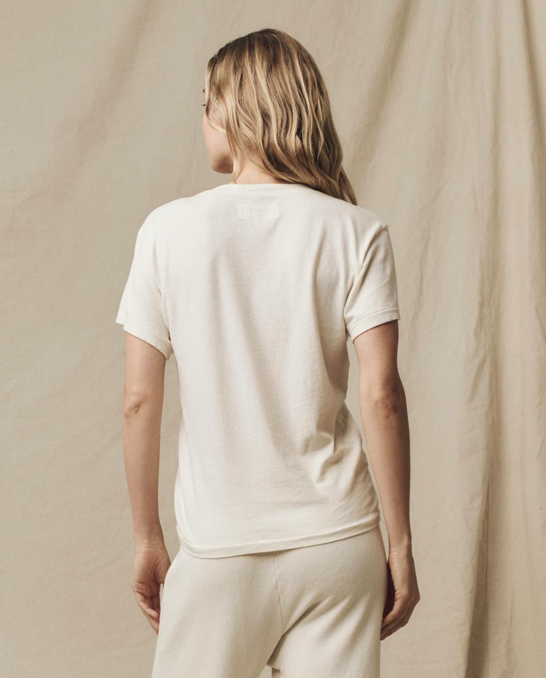 Tees | Women The Great. The Slim U Washed White