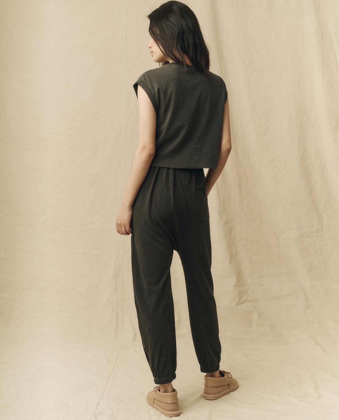 Tees | Women The Great. The Square Tee. Washed Black