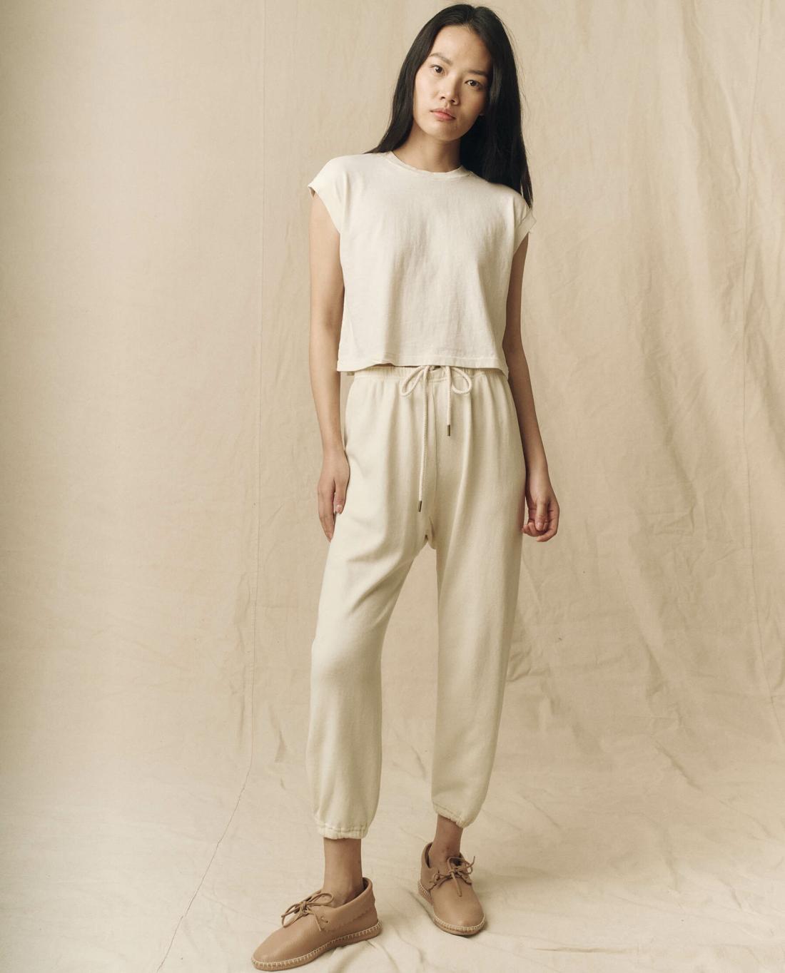 Tees | Women The Great. The Square Tee. Washed White