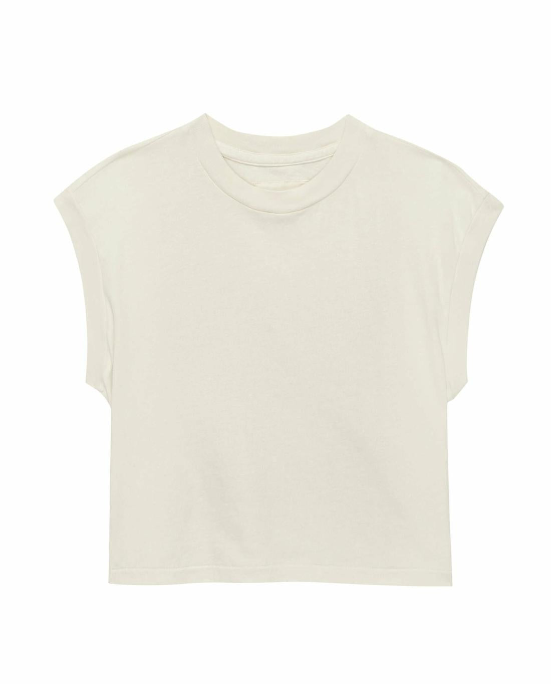 Tees | Women The Great. The Square Tee. Washed White