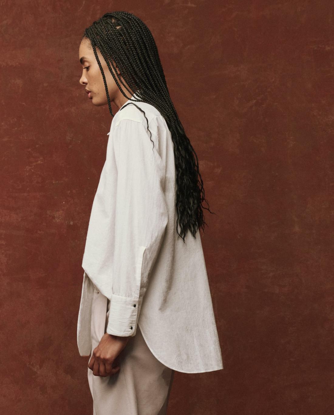 Tops | Women The Great. The Classic Tux Top. White