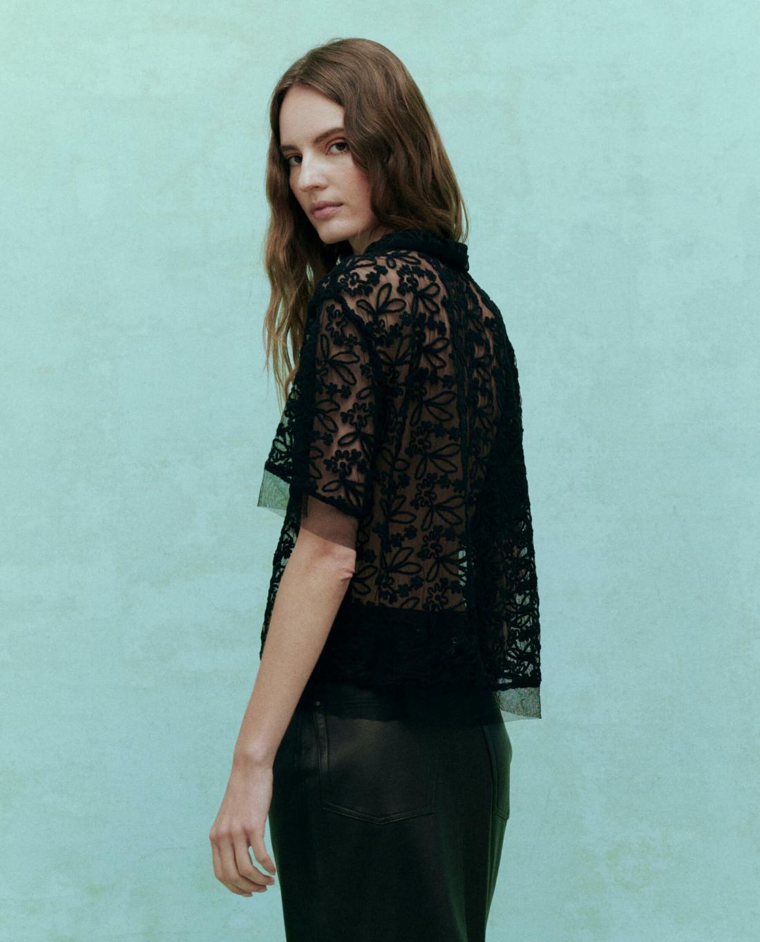 Tops | Women The Great. The Cotillion Top. Black