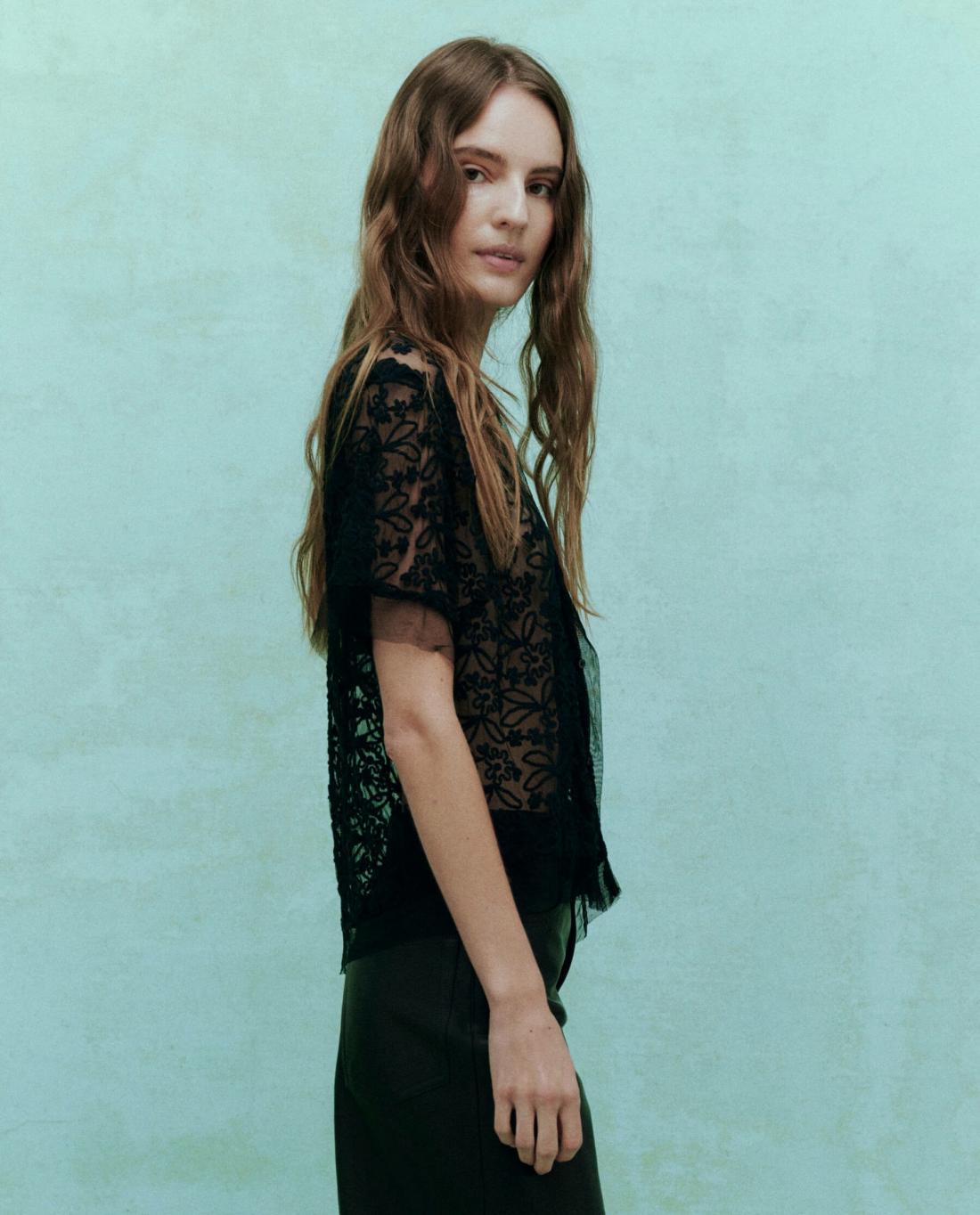 Tops | Women The Great. The Cotillion Top. Black