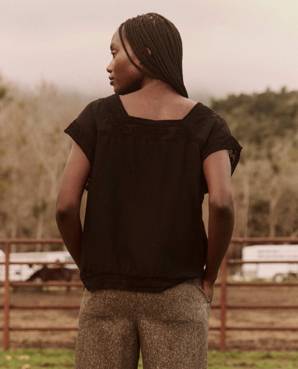 Tops | Women The Great. The Fortune Top. Black