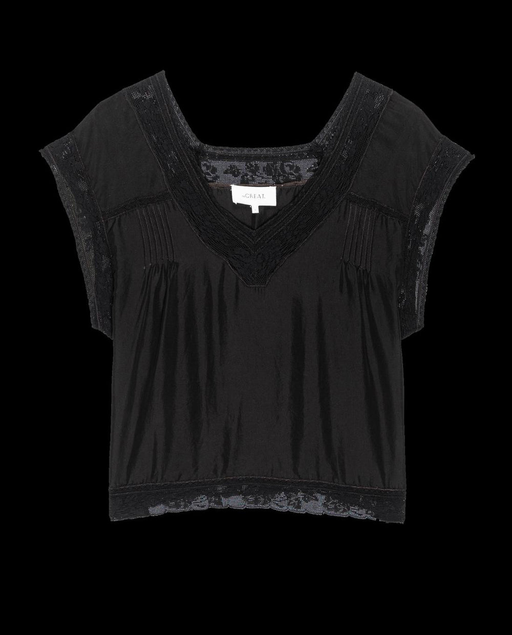 Tops | Women The Great. The Fortune Top. Black