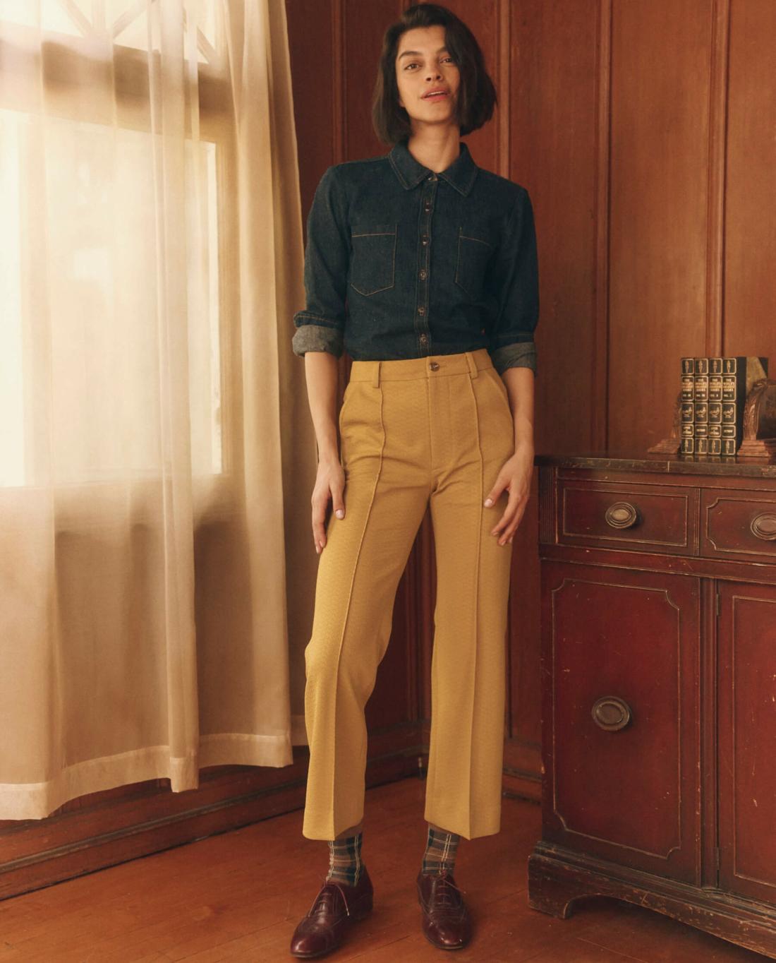 Tops | Women The Great. The Scouting Shirt. Rinse Wash