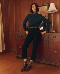 Tops | Women The Great. The Scouting Shirt. Rinse Wash