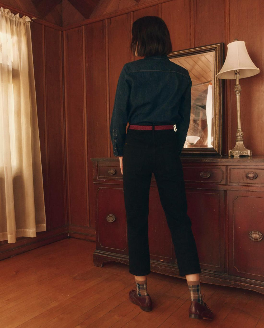 Tops | Women The Great. The Scouting Shirt. Rinse Wash