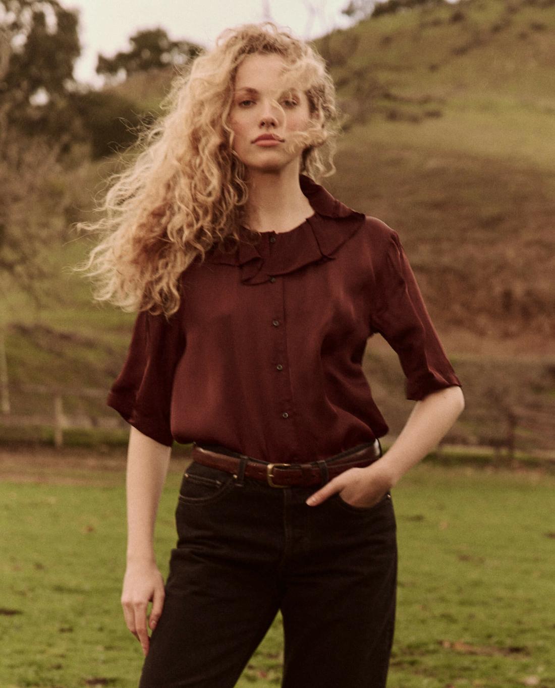 Tops | Women The Great. The Trove Top. Cinnabar