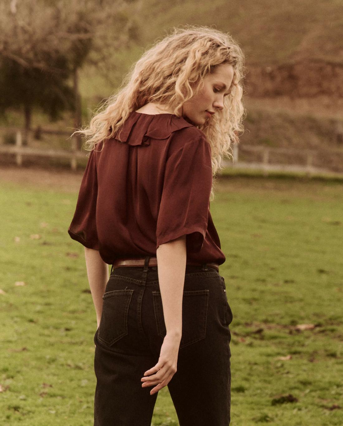 Tops | Women The Great. The Trove Top. Cinnabar