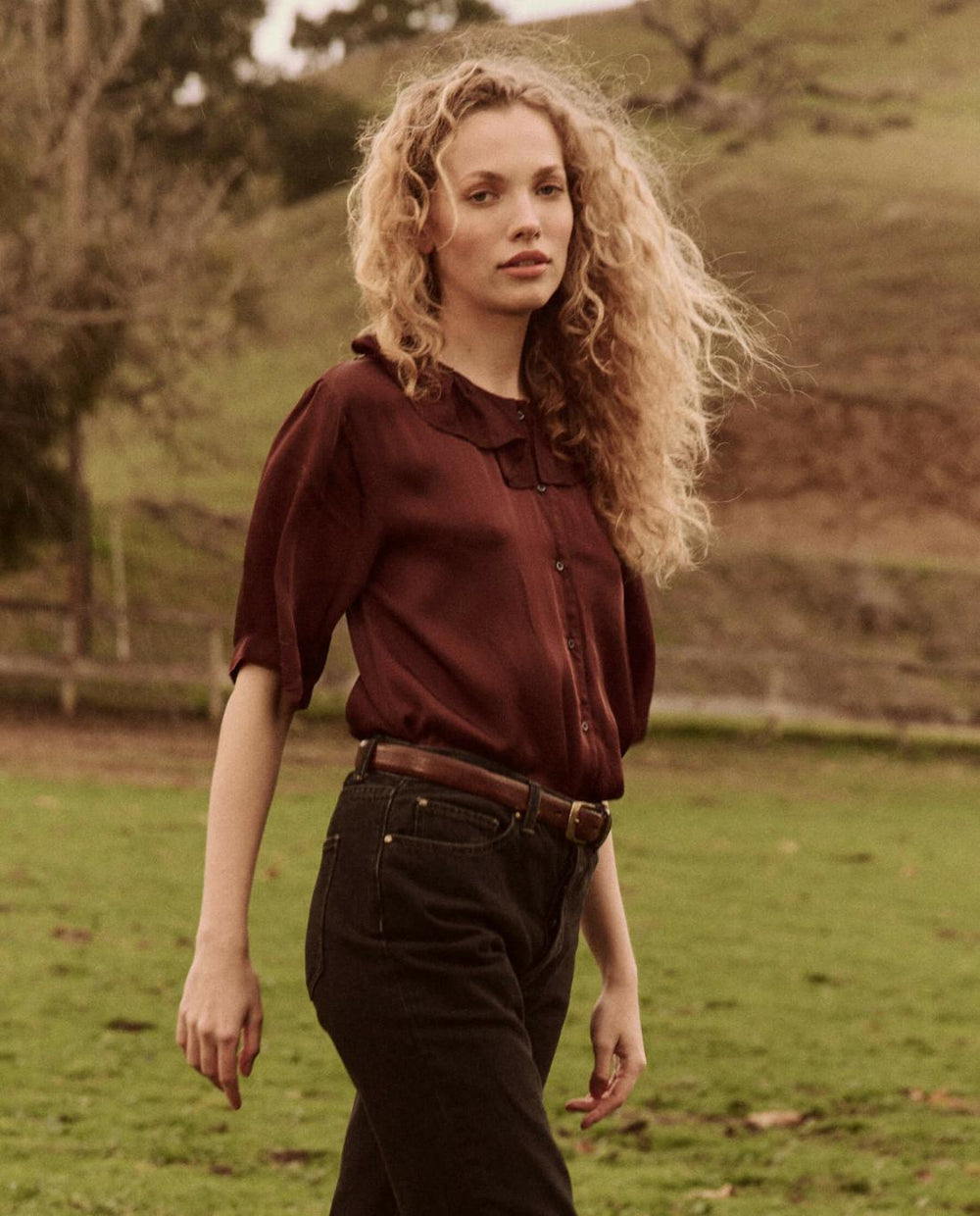 Tops | Women The Great. The Trove Top. Cinnabar