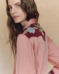 Tops | Women The Great. The Western Heritage Shirt. Dried Rose